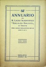 Annuario del R. Liceo scientifico 