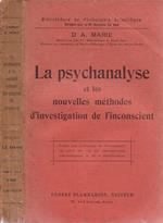 La psychanalyse et les nouvelles méthodes d'investigation de l'inconscient