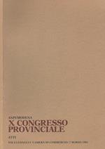 X Congresso Provinciale