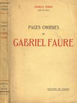 Pages Choisies de Gabriel Faure