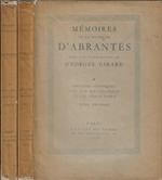 Mémoires de la duchesse d'Abrantès tome I, II