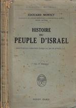 Histoire du peuple d'Israel