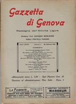 Gazzetta di Genova anno LXXXIV N. 2, 3, 7, 9, 11