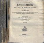 Giurisprudenza dell'Ecc.mo R. Senato di Genova ossia collezione delle sentenze pronunciate dal R. Senato di Genova sopra i punti più importanti di diritto civile, commerciale, di procedura e criminale Vol. IV Fasc. I, II, III, IV, V, VI, VII – Anno 1