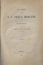 In lode di N. S. Della Mercede