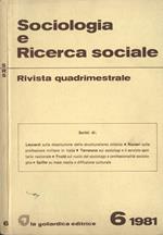 Sociologia e ricerca sociale Anno II n. 6