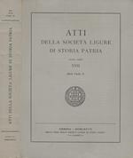 Atti della Società Ligure di Storia Patria. Nuova Serie. Vol. XVII (XCI) - Fasc. II - Luglio-Dicembre 1977