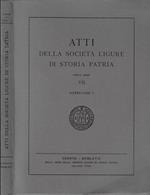 Atti della Società Ligure di Storia Patria Nuova Serie VII (LXXXI) Fasc. I