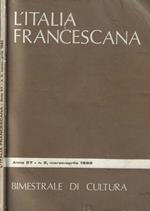 L' Italia francescana n. 2 1982