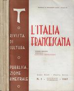 L' Italia Francescana n. 1--3-4-5 1967