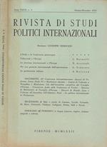 Rivista di Studi Politici Internazionali