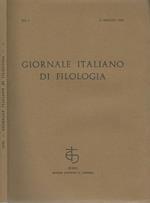 Giornale italiano di Filologia - XLI 1, 15 maggio 1989