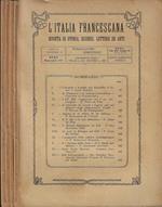 L' Italia francescana Anno IV Fascicoli II, III, IV, V