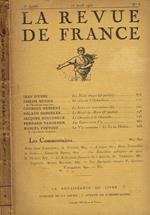La revue de France, année 3, n. 8, 15 avril 1923