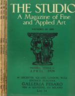 The studio. A magazine of fine and applied art. Volume 96 number 421, 425, 426. April August Sept.1928