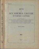 Atti della Accademia ligure di scienze e lettere Volume XXXVI Annata 1980