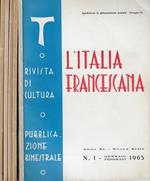 L' Italia francescana Anno XL° N. 1, 3, 4, 5, 6