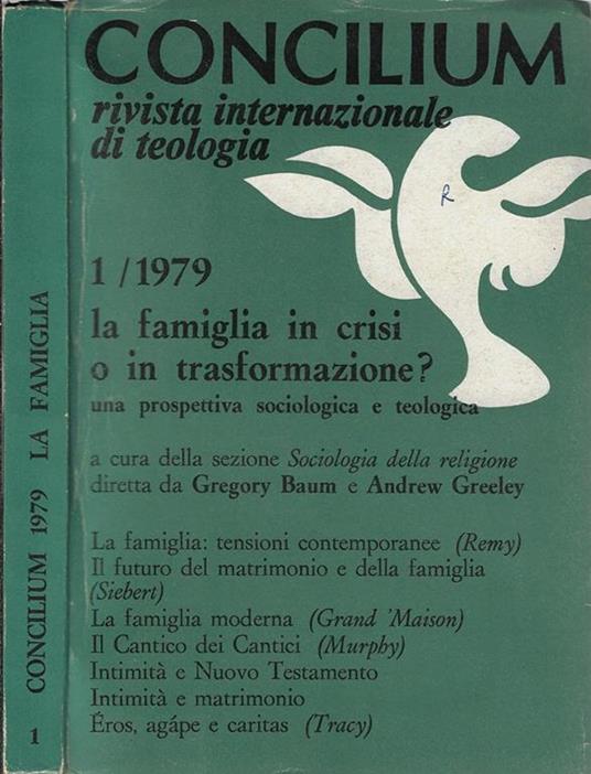 Concilium N. 1 Anno 1979 - copertina