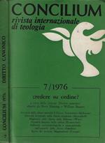 Concilium N. 7 Anno 1976