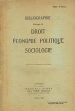 Bibliographie d'ouvrages de droit économie politique sociologie