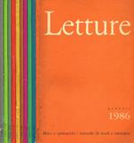 Letture. Libro e spettacolo. Mensile di studi e rassegne anno 41, 1986