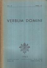 Verbum Domini 1963 Vol. 41 Fasc. 1-2, 3-4, 5 e 6