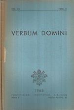 Verbum Domini 1965 Vol. 43 Fasc. 5,6