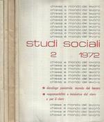 Studi sociali - Anno 1972 n° 2, 3-4, 5, 9