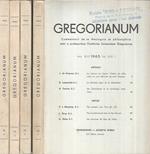 Gregorianum 1965 Numero 1-2-3-4