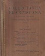 Collectanea Francescana - 1931, numero II,III,IV