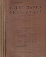 Collectanea Francescana - 1931, numero I, II,III,IV