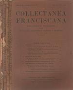 Collectanea Francescana - 1932, numero I, II,III,IV