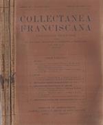 Collectanea Francescana - 1936, Fascicoli I, II e III