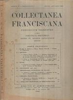 Collectanea Franciscana Anno XI 1941- Fasciculus I