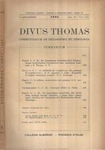 Divus Thomas Anno 1963 Fasc. IV