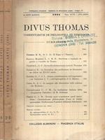 Divus Thomas Anno 1964 Fasc. II-III e IV