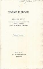 Poesie e Prose, Volume II