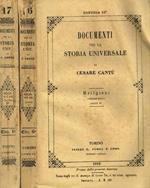 Documenti per la storia universale. Vol.unico parte I, II