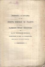 Proposta ai botanici di un nuovo genere di piante nella famiglia delle crocifere