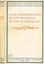 Le dit du sourd et muet qui fut miraculé en l'an de grace 1266