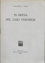 In difesa del Gaio Veronese