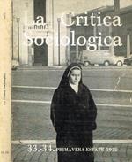 La critica sociologica. Rivista trimestrale n.33-34, 1975