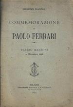 Commemorazione di Paolo Ferrari