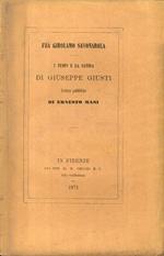 I Tempi e la Satira di Giuseppe Giusti