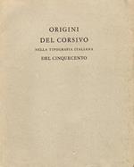 Origini del corsivo nella tipografia italiana del Cinquecento