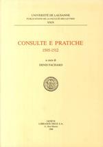 Consulte e pratiche 1505 - 1512