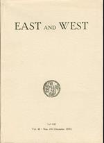 East and West. Vol. 46 - Nos. 3-4