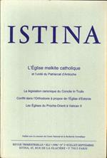 Istina - Revue Trimestrielle. XLI 1996 N.2 Avril-Juin. Le père Yves Congar, pionnier de l'unité des chrétiens