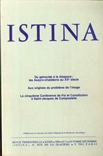 Istina - Revue Trimestrielle. XXXIX 1994 N.4 Octobre-Décembre. Du génocide à la diaspora: les Assyro-chaldéens au XX siècle