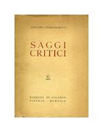 Saggi critici. Serie prima